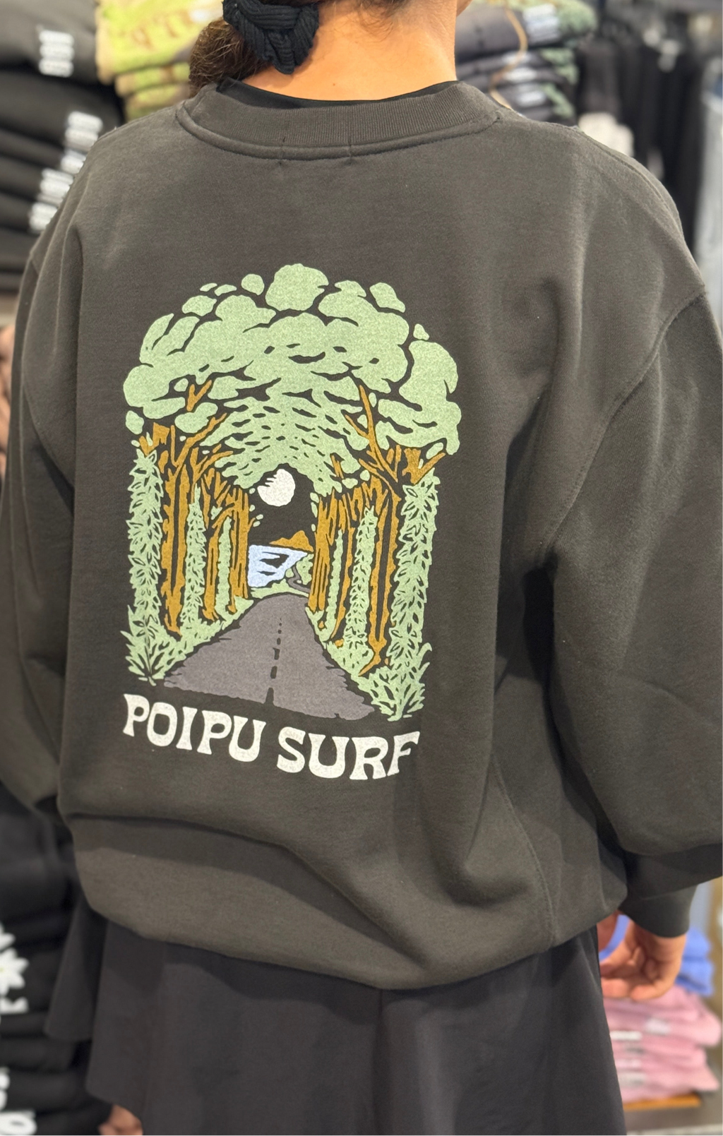 Tree Tunnel Collab Logo Crew Neck Sweater by KATIN