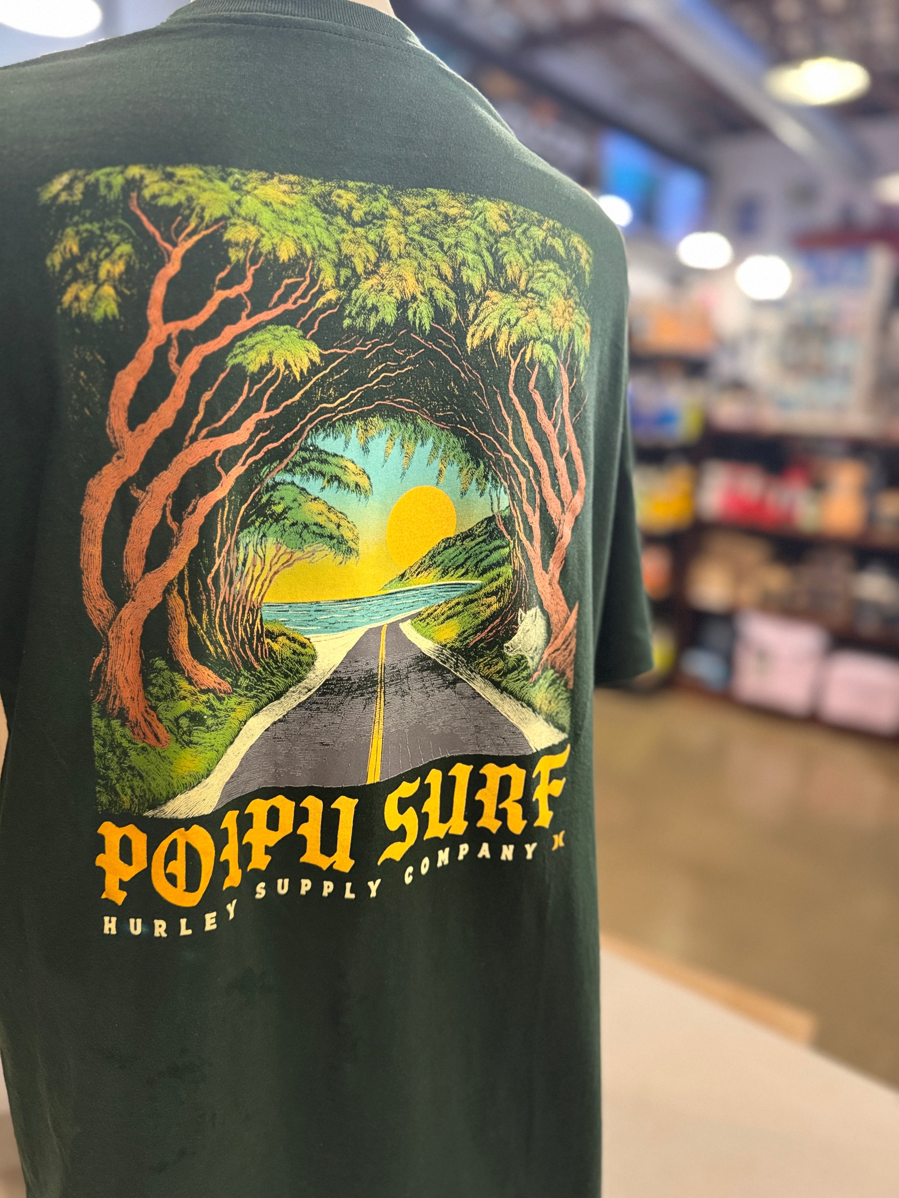 Poipu Surf x Hurley - Tree Tunnel SS Tee