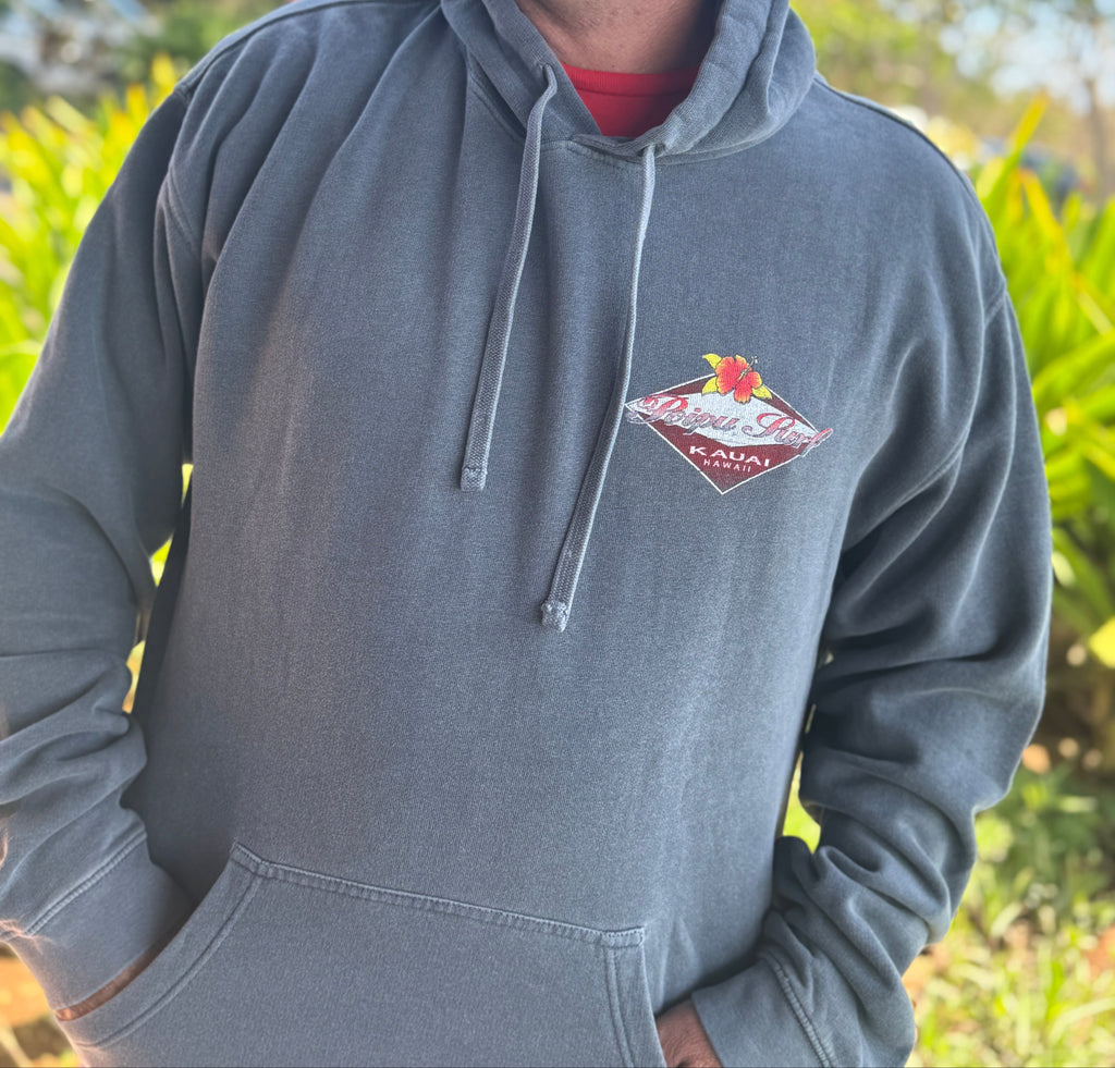 Overdraw Hibiscus Logo Fleece Hoodie