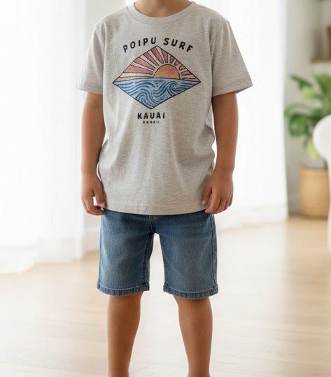 Shiny Rays Triblend Tee (YOUTH)