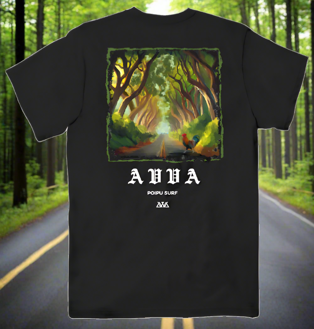 Poipu Surf x AVVA Collab "TREE TUNNEL" SS Tee