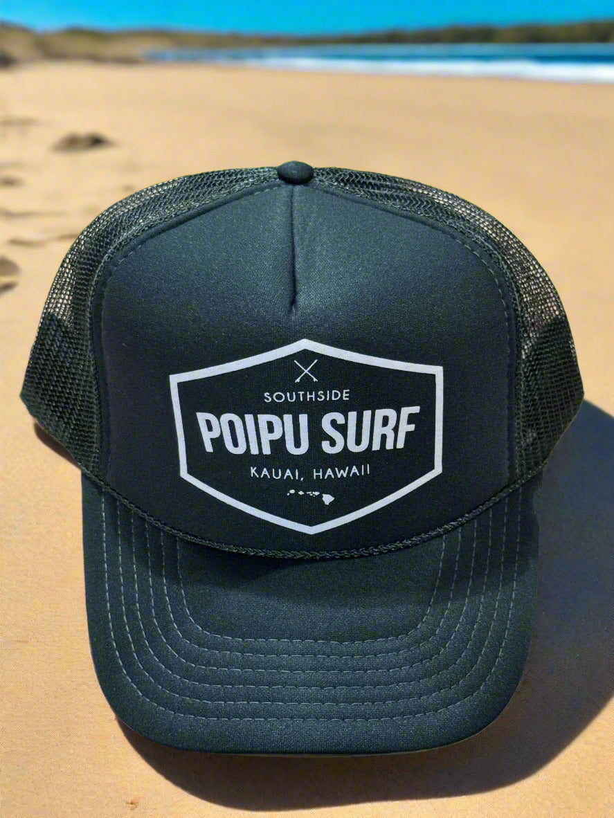 Poipu Surf "CLASSIC" Logo - Trucker Hat