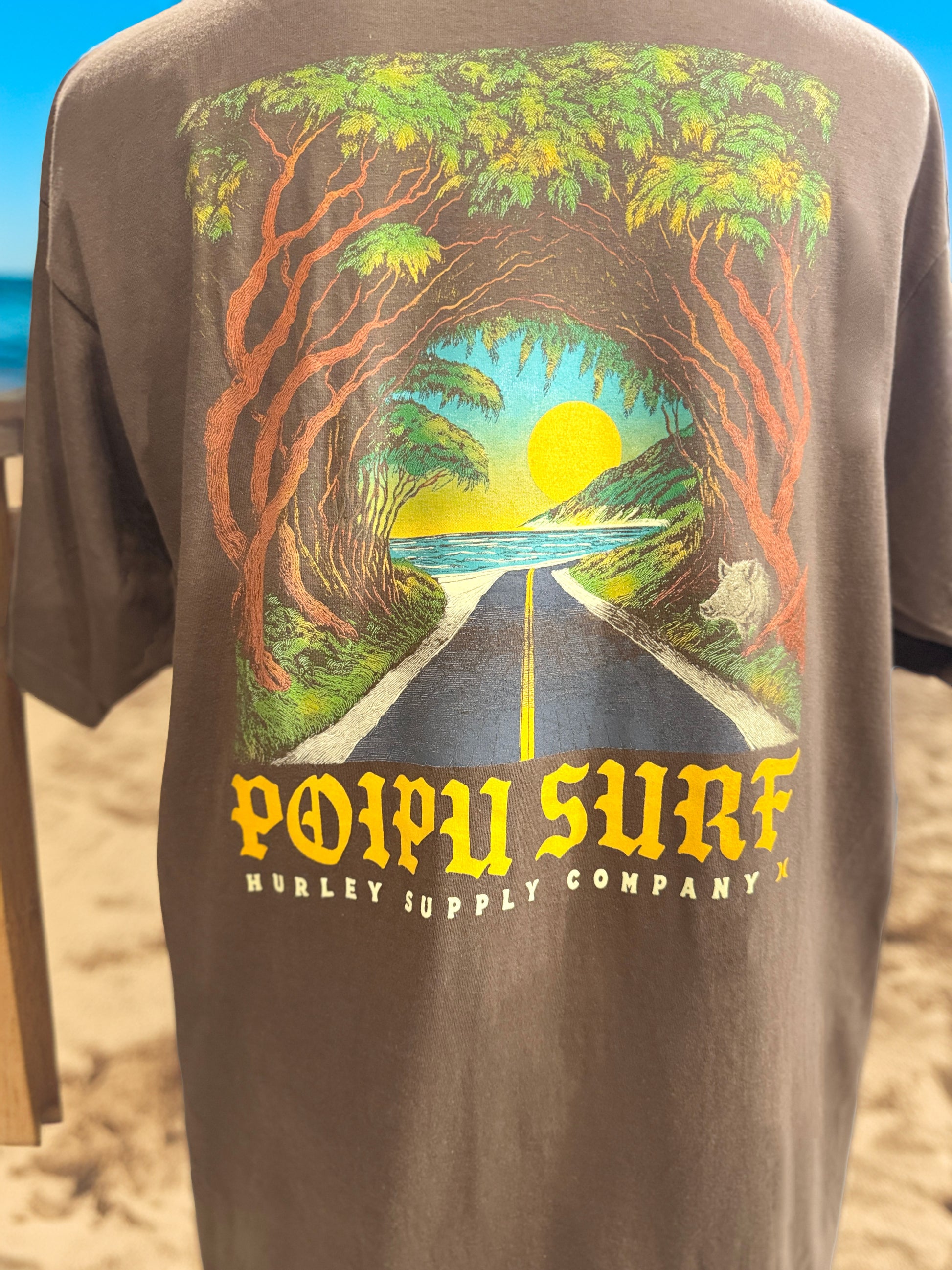 Poipu Surf x Hurley - Tree Tunnel SS Tee