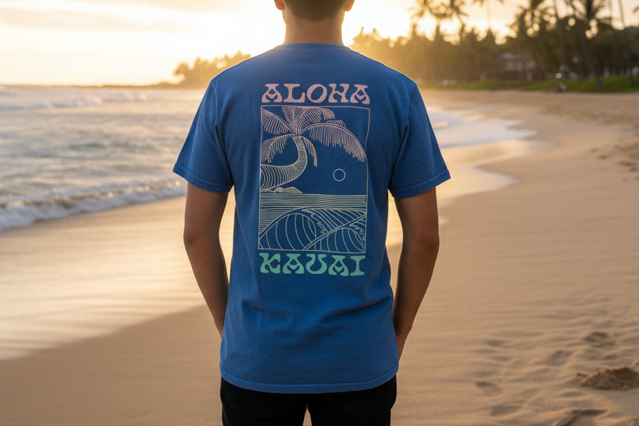 Glorakani Palm Wave SS Tee