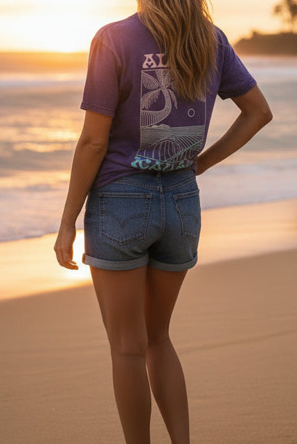 Glorakani Palm Wave SS Tee