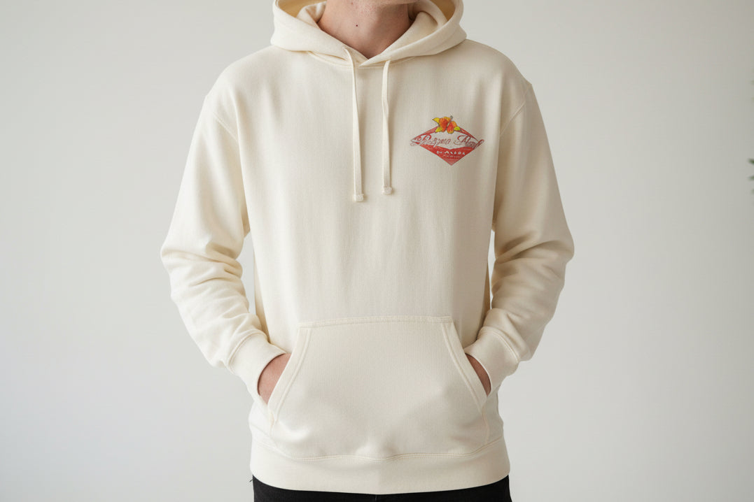 Overdraw Hibiscus Logo Fleece Hoodie