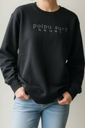 Classically Emblem Font Campbell Crew Neck Logo Sweater
