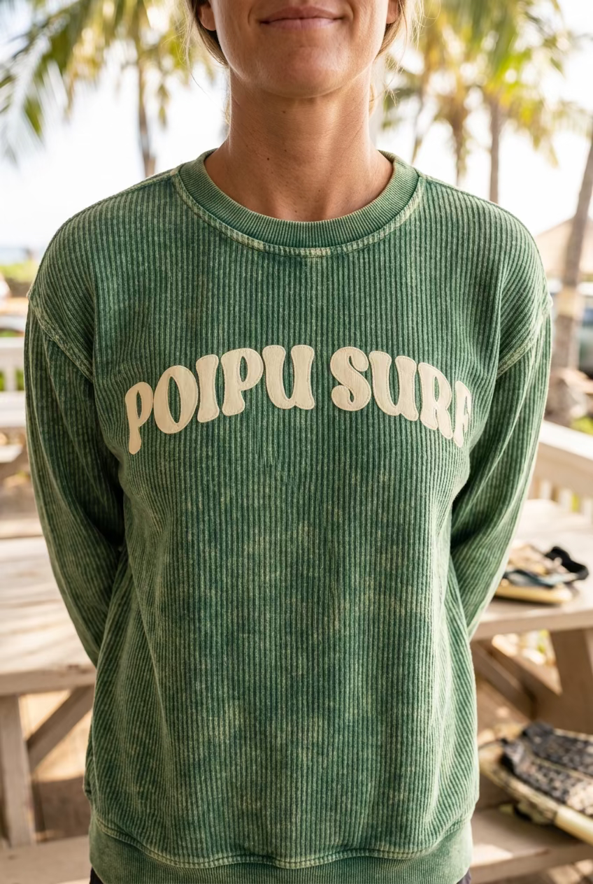 Harbor Font Cord Logo Sweater