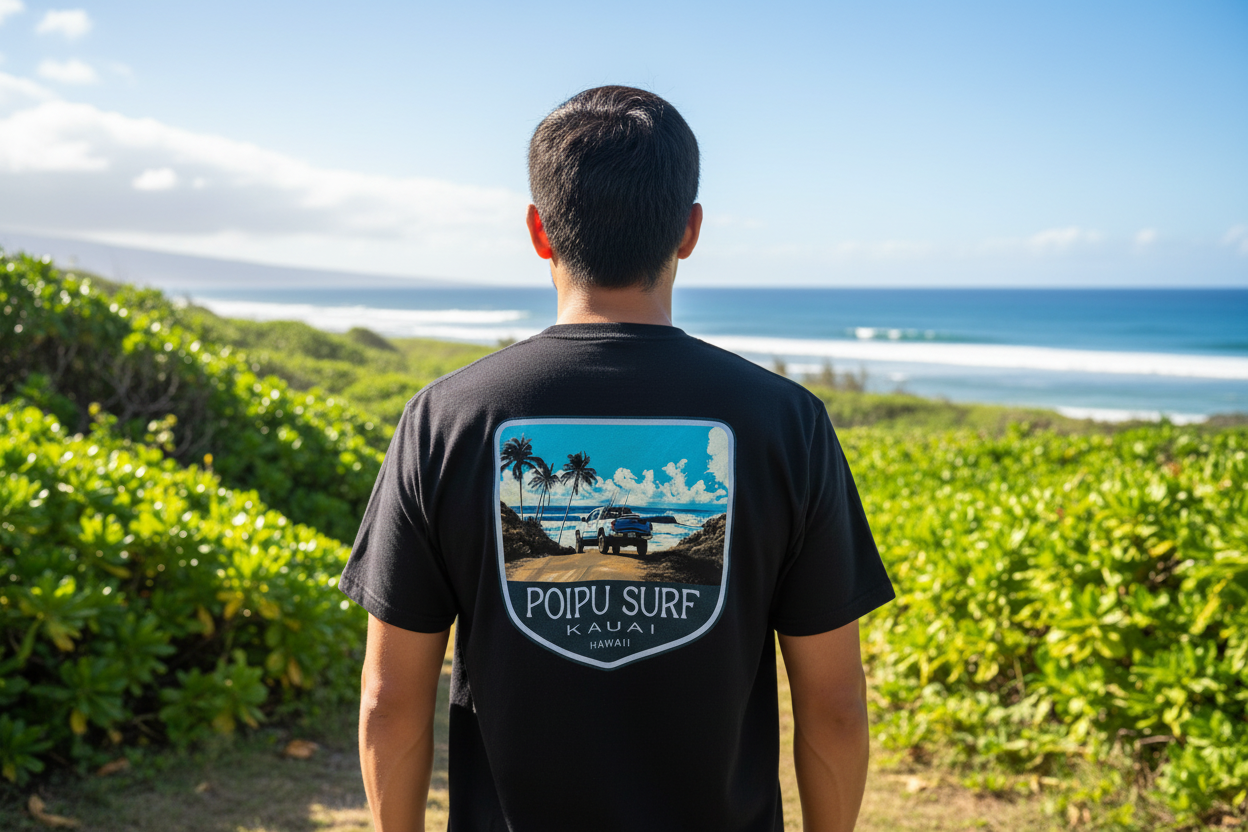Overlander Truck Waves Logo SS Tee