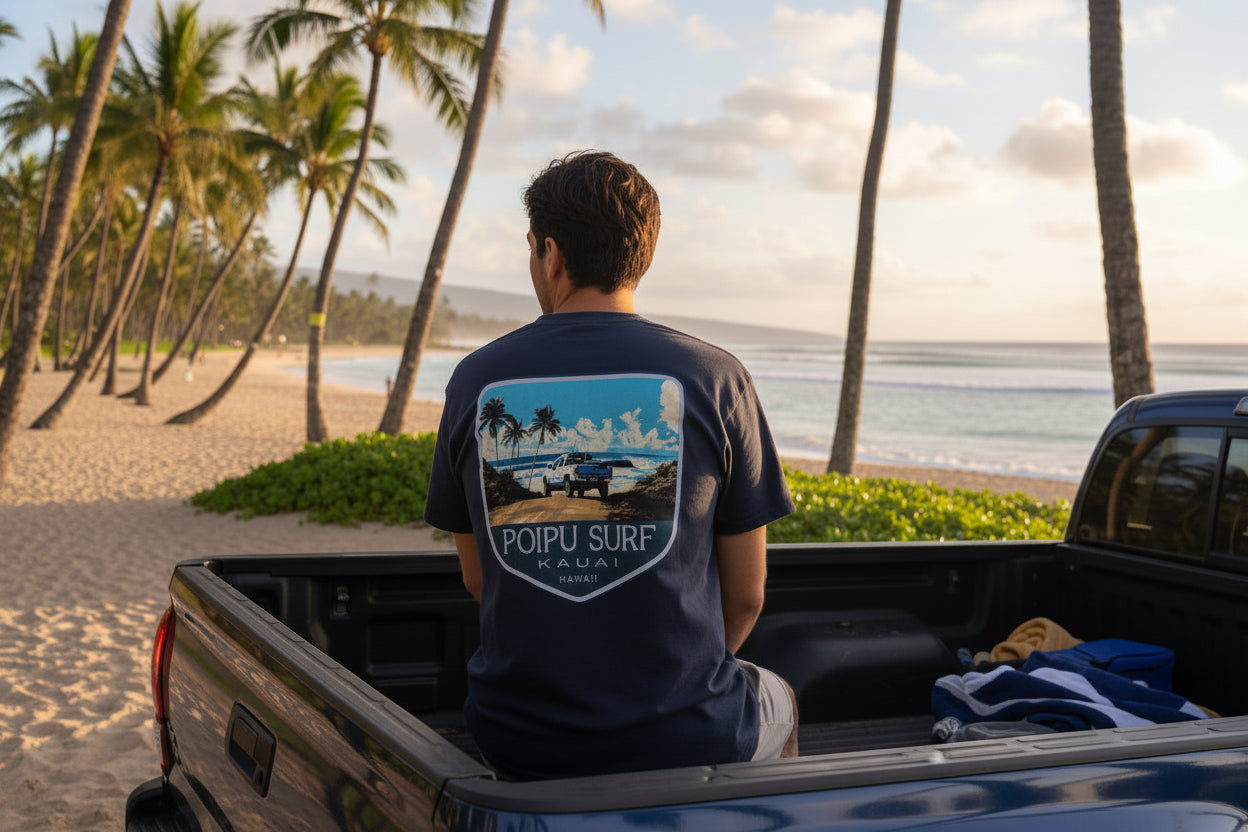 Overlander Truck Waves Logo SS Tee