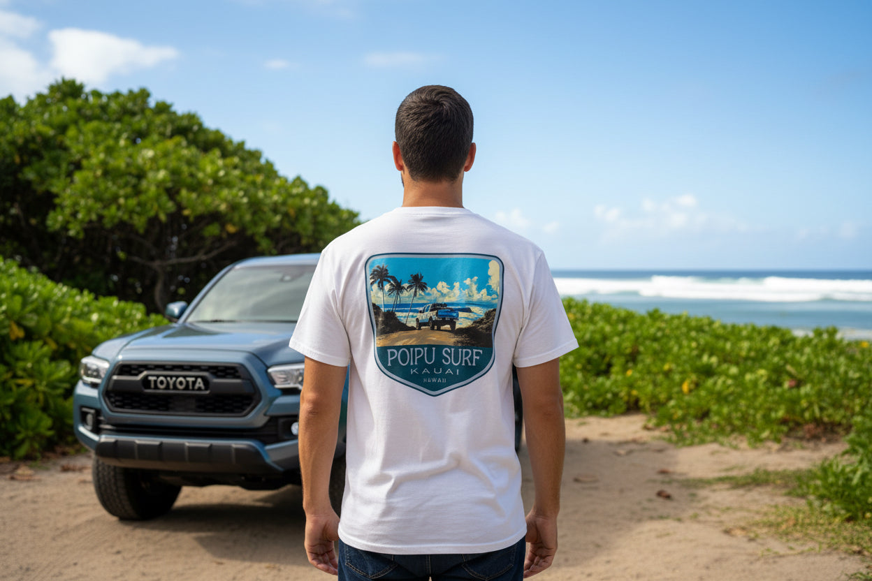 Overlander Truck Waves Logo SS Tee