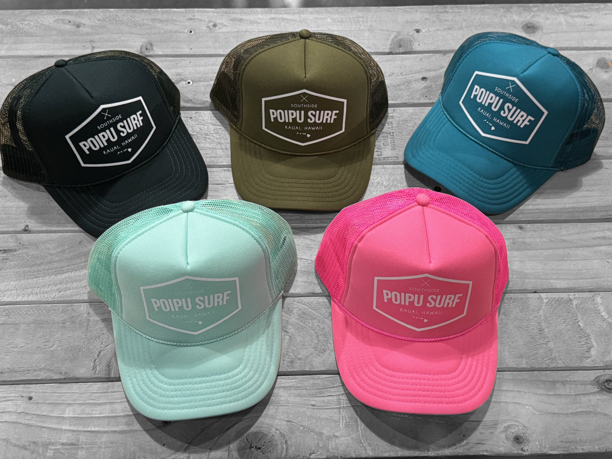 Poipu Surf "CLASSIC" Logo - Trucker Hat