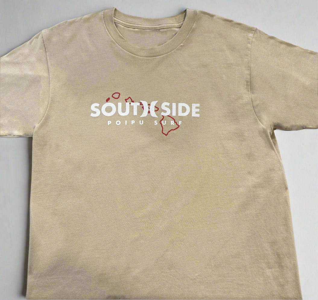 Poipu Surf x Hurley "SOUTHSIDE" Logo SS Tee