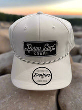 Load image into Gallery viewer, Poipu Surf Logo Rope Snapback Hat
