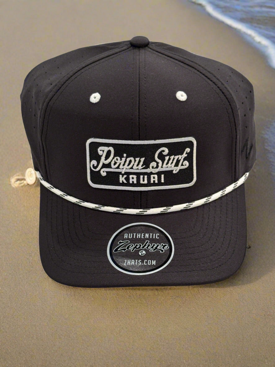 Poipu Surf Logo Rope Snapback Hat