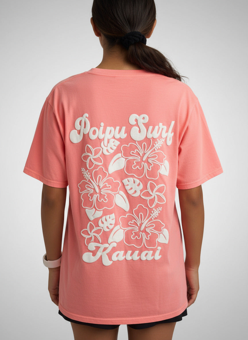 Ryder Hibiscus Plumeria Logo Tee