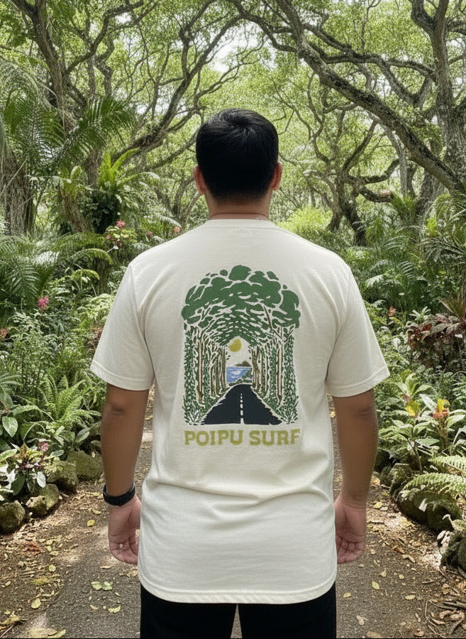 Poipu Surf "TREE TUNNEL" Logo by KATIN