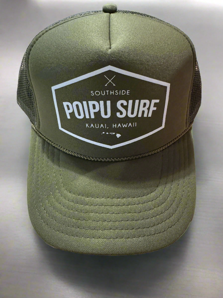 Poipu Surf "CLASSIC" Logo - Trucker Hat