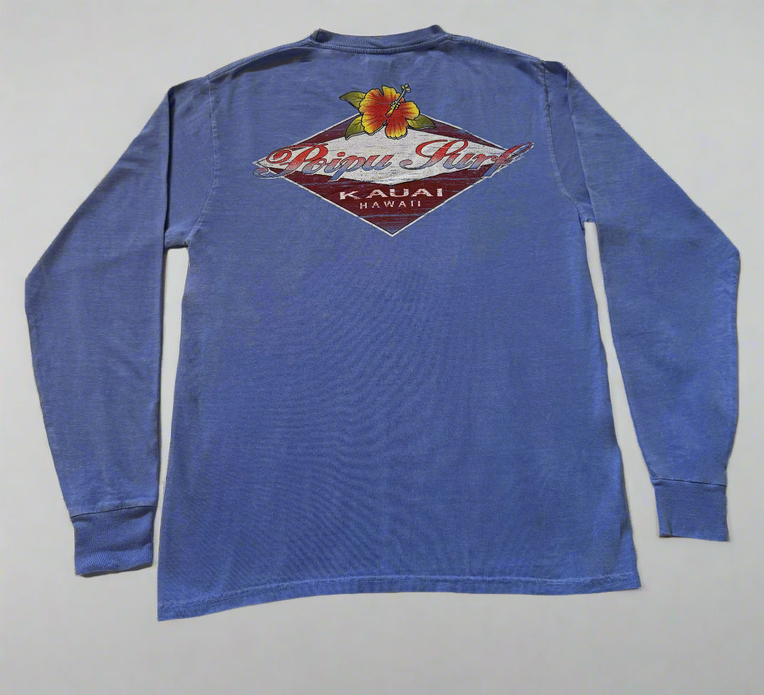 Poipu Surf "Overdraw Hibiscus" LS Tee