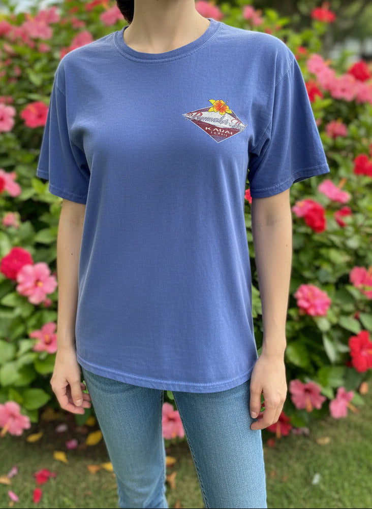 Overdraw Hibiscus Logo SS Tee