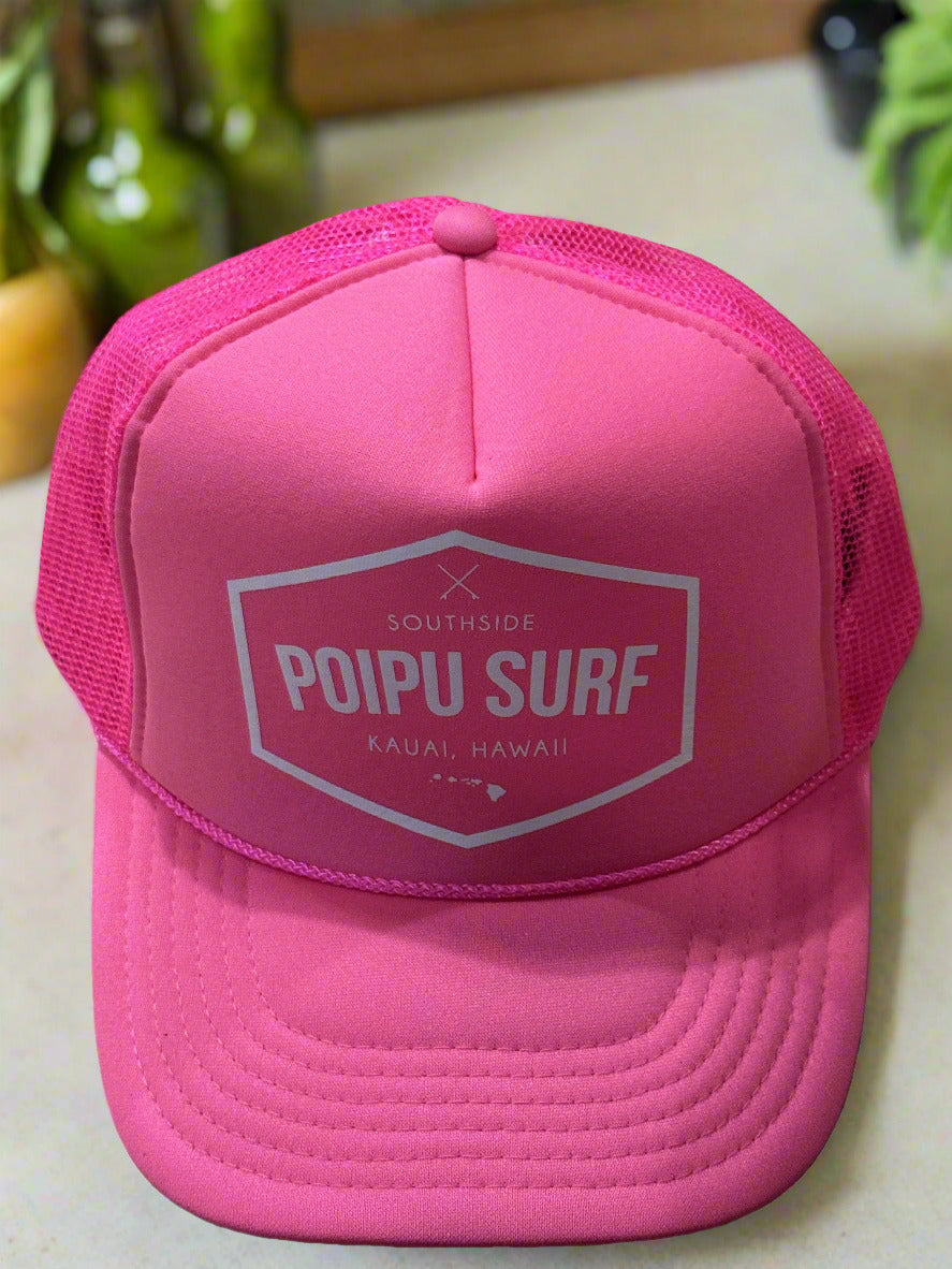 Poipu Surf "CLASSIC" Logo - Trucker Hat