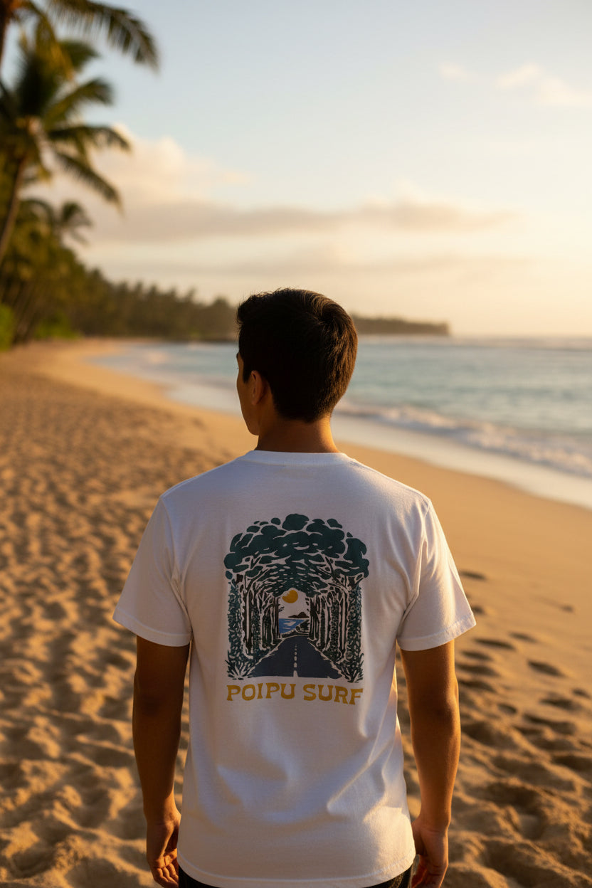 Poipu Surf "TREE TUNNEL" Logo by KATIN