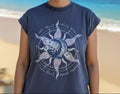 Cassava Moon Sun Hib Vnt Women's Peak Shoulder Tee