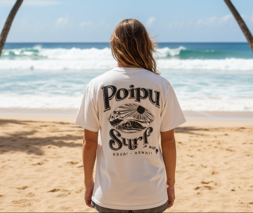 Birtram Palm Wave Surf Dyed Tee