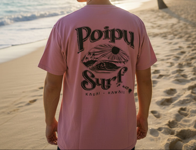 Birtram Palm Wave Surf Dyed Tee