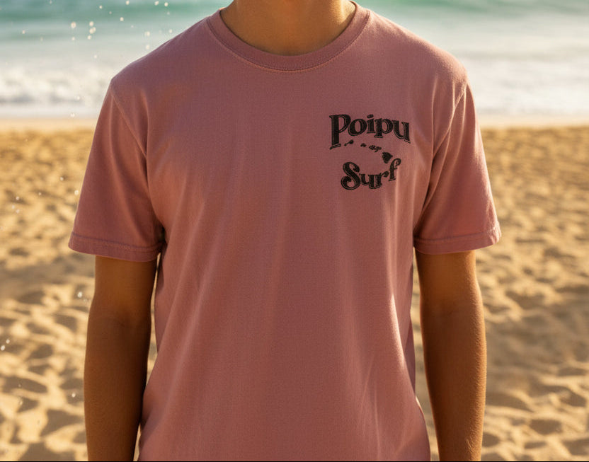 Birtram Palm Wave Surf Dyed Tee