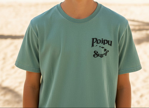 Birtram Palm Wave Surf Dyed Tee