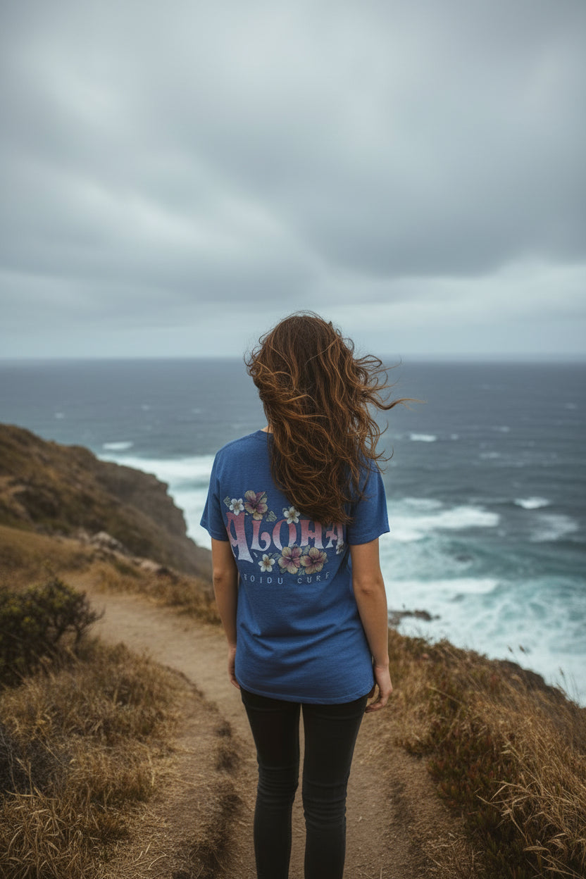 Grovyle Hibiscus Dyed Slub Tee