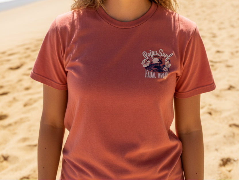 Nonstopped Surfer Waves Dyed Tee