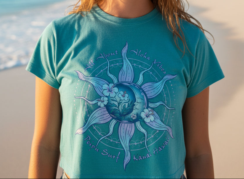 Cassava Moon Sun Hib Vnt Women's Peak Shoulder Tee