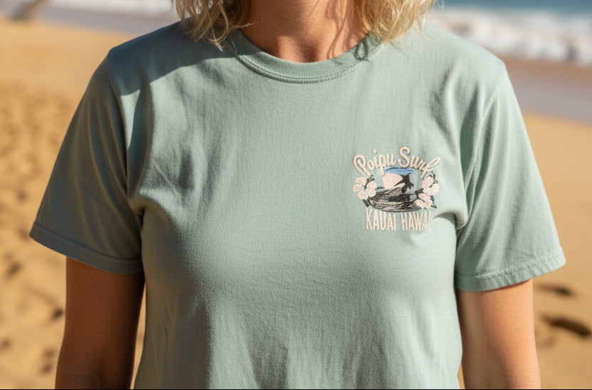 Nonstopped Surfer Waves Dyed Tee